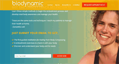 Desktop Screenshot of biodynamichealth.com